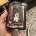 Michael Jordan 6 all metal collector cards in tin 1996 upper deck sealed cards — photo 3