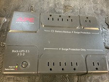 APC BE350R Back-UPS ES 350 120V Battery Backup Surge Protector No Battery J5D