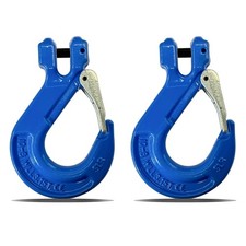 2 Pack G80 Clevis Slip Hook38 Heavy Duty Chain Hooksforged Tow Trailer Sa... 2 Pack G80 Clevis Slip Hook38 Heavy Duty Chain Hooksforged Tow Trailer Sa...