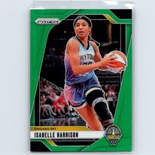 2024 Panini Prizm WNBA Isabelle Harrison #6 Green Prizm Chicago Sky