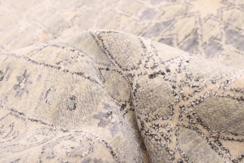 Alfombra tradicional oriental anudada a mano 7'11" x 10'0" Foto 3 de 4