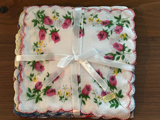 Floral Handkerchief Lot of 12 NIP