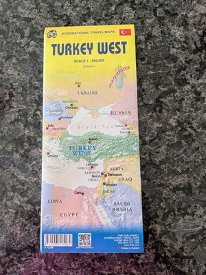 International Travel Map Turkey West