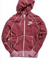 Image of Nike AW77 Hoody Track Top Jacket Sweatshirt Burgundy / Red Authentic Brand New