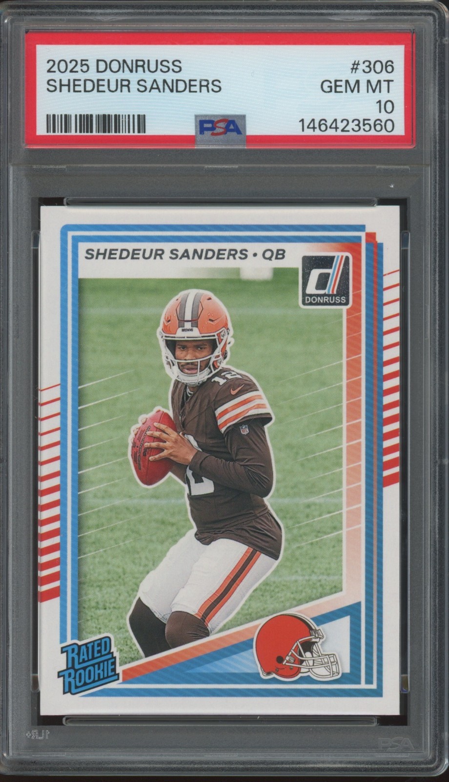 Shedeur Sanders Panini Donruss #306 Base