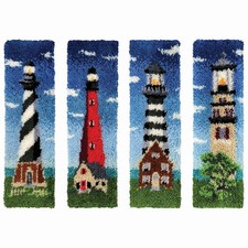 Herrschners Lighthouse Bay Banners Latch Hook Kit