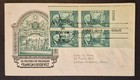 1945 First Day Cover Plate Block Of 4 US Scott 930 Franklin D. Roosevelt FDC — photo 1
