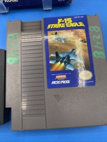 F-15 Strike Eagle Nintendo NES Missing Manual, Tested