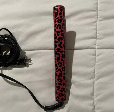 CHI Pink Leopard Ceramic Hair Styling Iron Straightener Hot  display picture 3