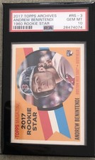 2017 Topps Archives 1960 Stars Andrew Benintendi #RS-3 PSA 10 GEM MT Rookie RC