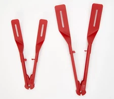 Kuhn Rikon Slice Through Spatula Set of 2 NEW K51374 RED