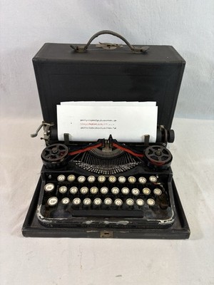 Seltene Underwood Tragbare Schreibmaschine 3 Stellungen VINTAGE 1920er