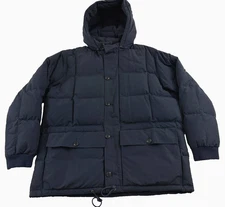 Vintage Polo Ralph Lauren Down Quilted Hooded Puffer Jacket Coat Sz. Large!