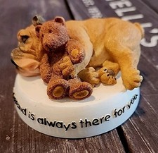Zelda Wisdom Westland Bulldog Figurine &ldquo;A Friend Is Always There For You&rdquo; 2x3.5"