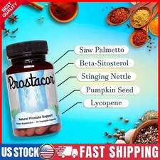 Prostacor Herbal Formula  Prostate Bladder  Urinary Support  30 Veg Caps USA