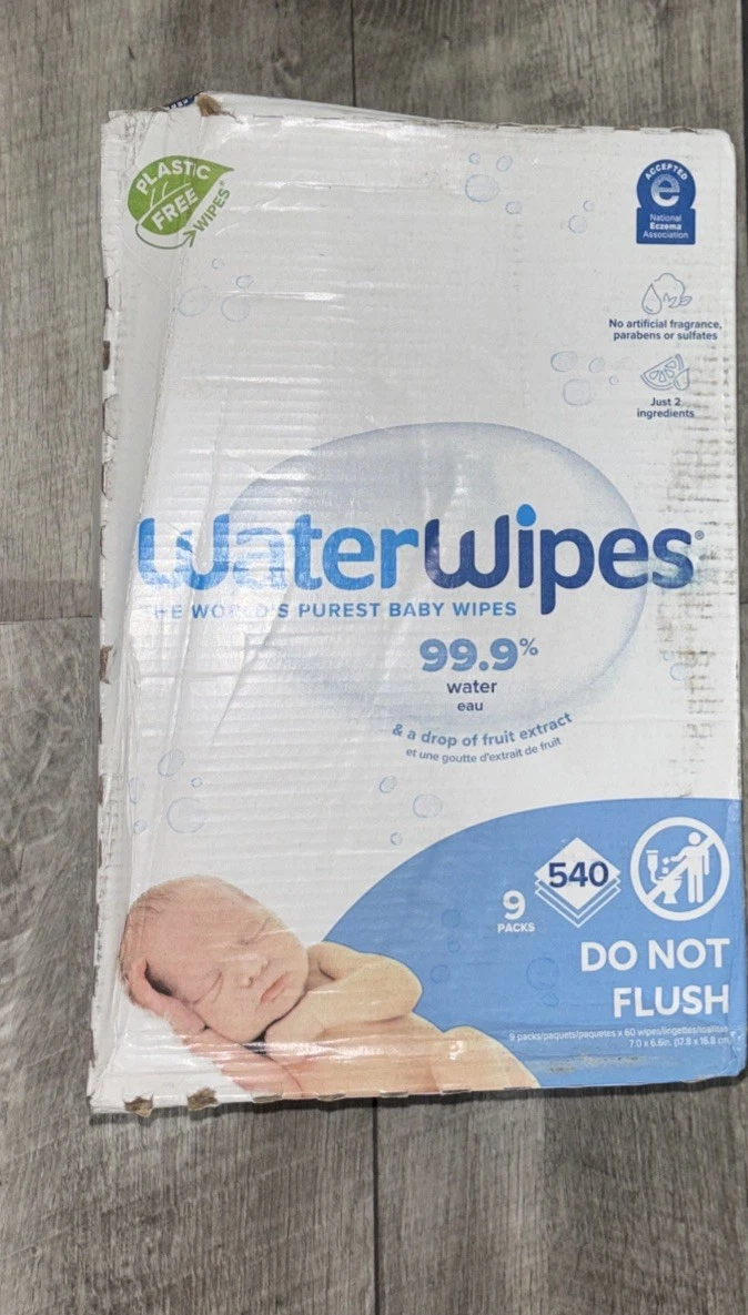 WaterWipes Sensitive+ Newborn & Baby Wipes, 3-In-1 Cleans, Cares, Protects,
Opens in a new window or