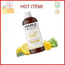 Sulfate Free Shampoo for Oily Hair - Lemon Sage Clarifying Shampoo for Build Up