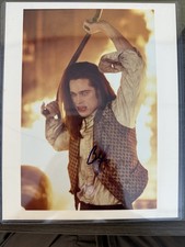 BRAD PITT HAND SIGNED IN PERSON 8X10 INTERVIEW W/ VAMPIRE AUTOGRAPHED RARE W/COA