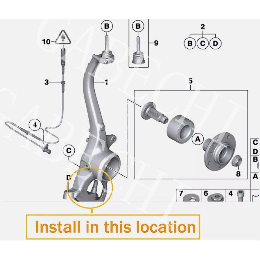 For Rolls Royce Phantom Front Control Arm Steering Joint Repair Kit