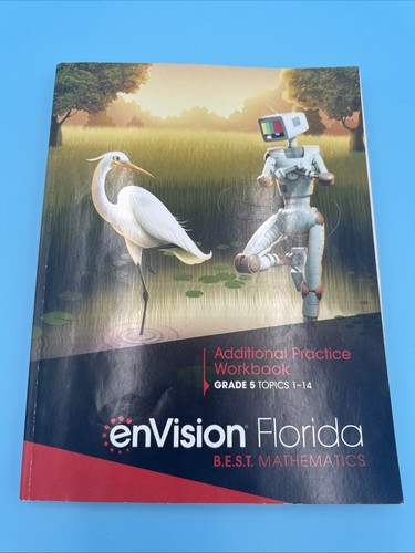Envision Florida B.e.s.t. Mathematics Additional Practice Workbook Grade 5 - Picture 1 of 3