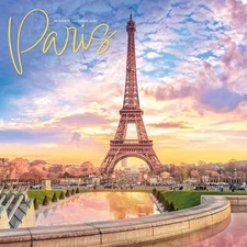 Carousel Calendars,  Paris 2026 Wall Calendar, 12.01'' X 12.01'', 16-Month Calen