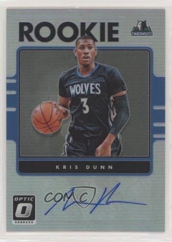 Kris Dunn [Holo] #3 2016 Panini Donruss Optic Rookie Signatures card