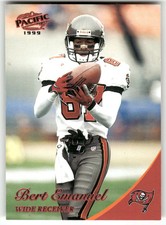 Bert Emanuel 1999 Pacific Red Football Excellent