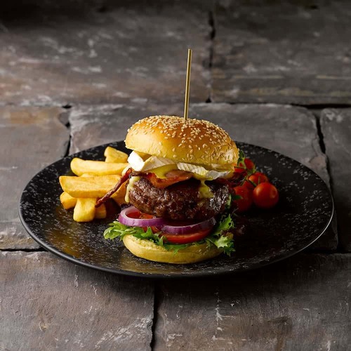 Plato Plano Coupe Menú Shades Caldera Ceniza Negro 20 Cm - Art De Cuisine - Imagen 2 de 2