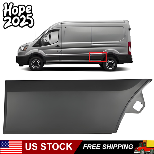 Left Rear Side Body Molding Trim 150-350HD For Ford Transit 2015-2025 ...