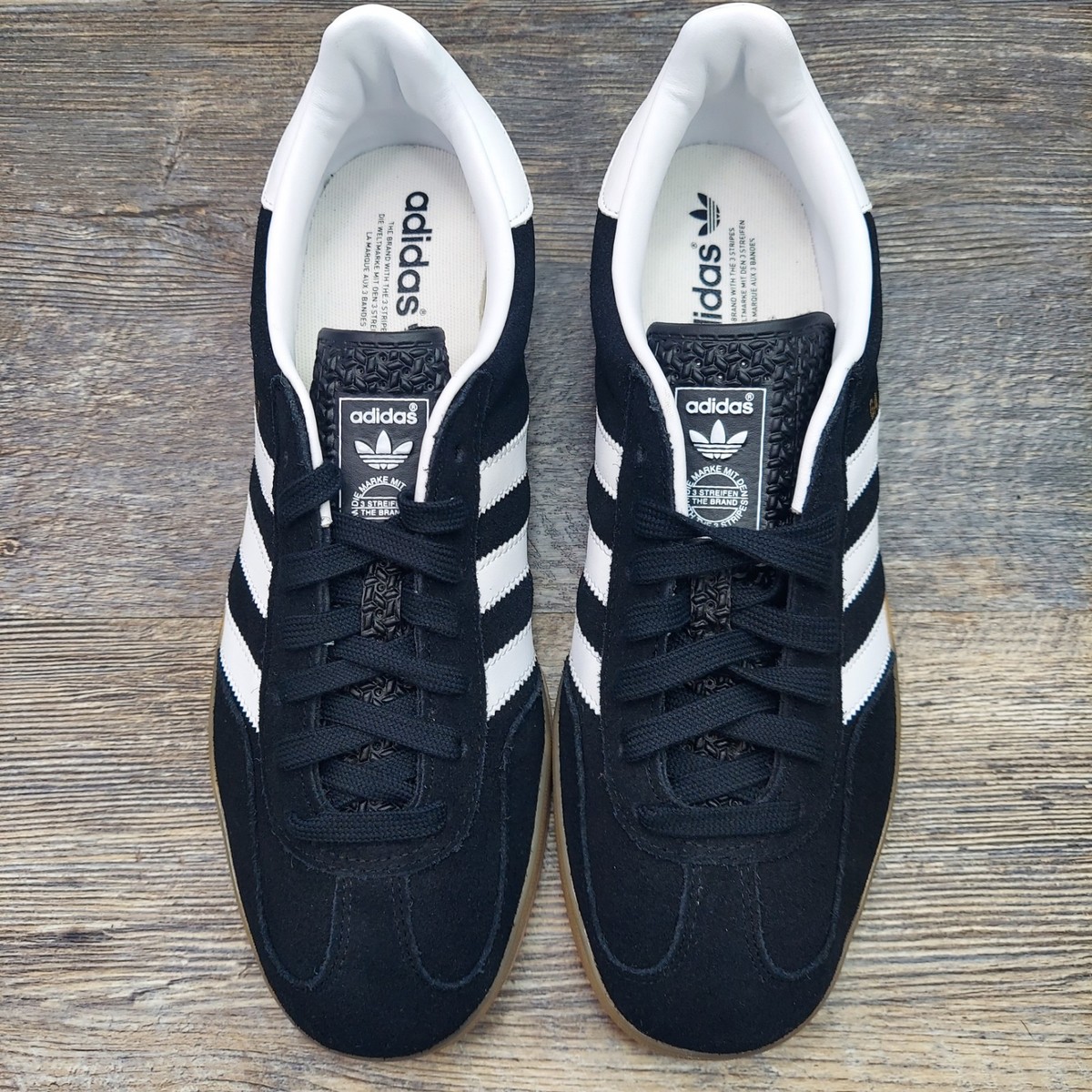 シューズ JMimports Size 8 - adidas Gazelle Indoor Black White Gum for sale online | eBay
