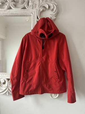 JUNGEN DESIGNER C.P.  FIRMEN ORIGINAL ROTE BRILLE SHELL JACKE MANTEL ALTER 14 JAHRE