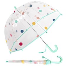 Kids Clear Umbrella for Rain Dome Bubble Umbrellas Windproof for Kids Boys an...
