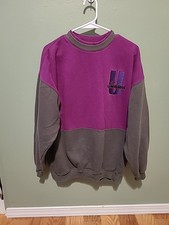 Vintage 90s Umbro Crewneck Sweater Purple Gra...