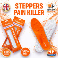 Original Steppers Comfort Boosting Massage Einlagen für Ferse & Plantarfasziitis
