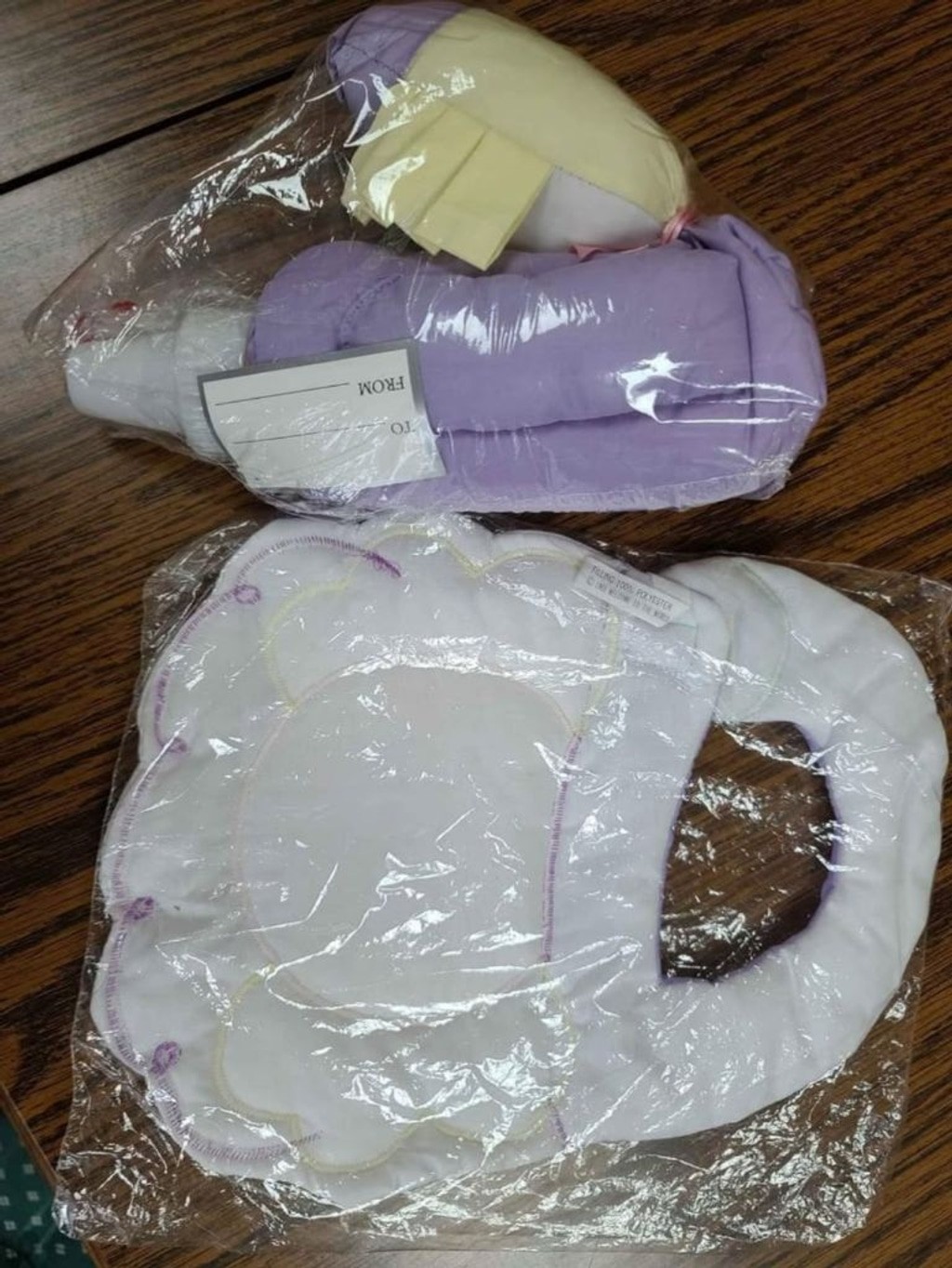 Vintage New Clown Bib & Bottle Cover Set - Baby Essentials