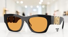 VERSACE VE4479U GB1 7 Black Orange 52 mm Men's Sunglasses