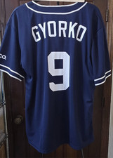 Padres Jedd Gyorko #9 Blue Promo Giveaway Shirt XL San Diego Petco Park CA.
