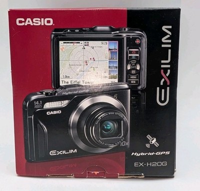 Casio Exilim EX-H20G Hybrid-GPS Digitalkamera 14,1 MP 10x Zoom in OVP