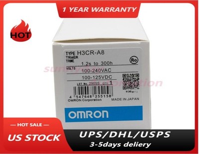 NEW IN BOX OMRON Timer H3CR-A8 H3CRA8 100-240VAC / 100-125VDC  US Free TAX
