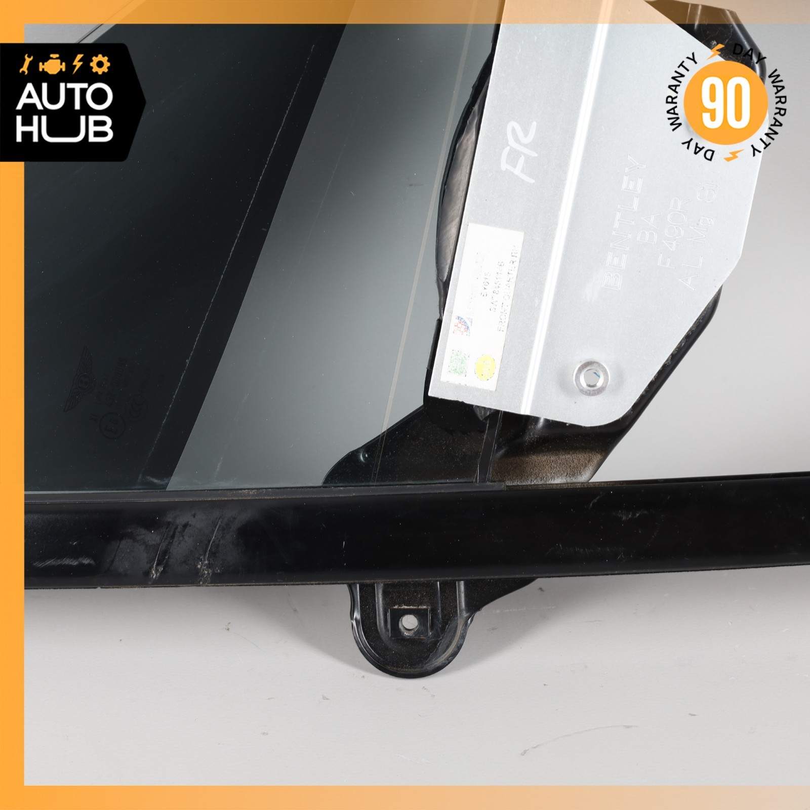 07-18 Bentley Continental GTC Front Right Side Door Vent Window Glass OEM 32k