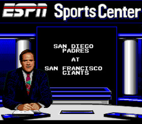 Espn Baseball Tonight - Sega Genesis Game