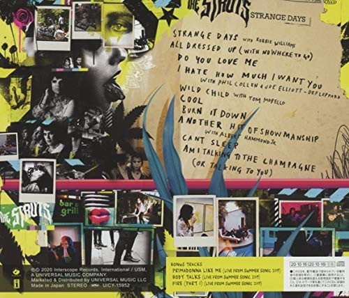THE STRUTS STRANGE DAYS with Bonus Track From Japan CD 13tracks | eBay