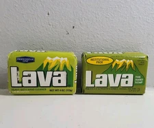 2 Lava Heavy-Duty Hand Cleaner Bars 4 Oz Professional Line Pumice-Powered.