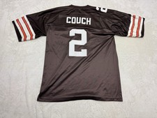 Tim Couch Cleveland Browns Jersey Mens Large Brown Logo Athletic 90s NFL