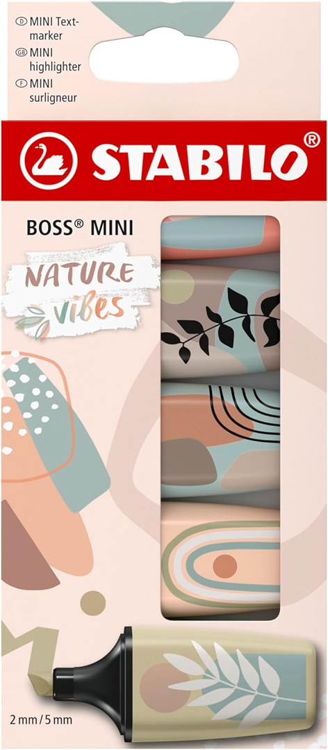 ASTUCCIO 5 STABILO BOSS MINI NATUREVIBES