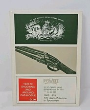 William Powell & Son Original Shooting and Angling Catalogue 1978-79