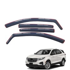 inchannel Window Visor Sun Rain Guards Compatible with Chevy Equinox 2018-2024
