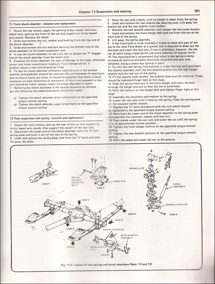 1974-1976 Haynes Taller Manual Ford MUSTANG II Reparación Tienda Servicio Libro - Imagen 4 de 4