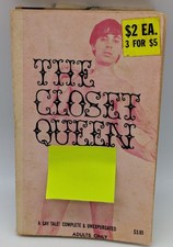 The Closet Queen H.R. Kaye Vintage Illustrated Gay Pulp Paperback