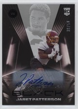 2021 Panini Black Rookies Silver Auto 39/50 Jaret Patterson #179 Auto 10k8